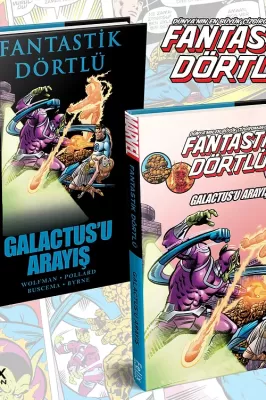 Fantastik Dörtlü - Galactus'u Arayış (Lüks Edisyon - Ana Kapak) Marv W