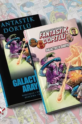 Fantastik Dörtlü - Galactus'u Arayış (Lüks Edisyon - Ana Kapak) Marv W